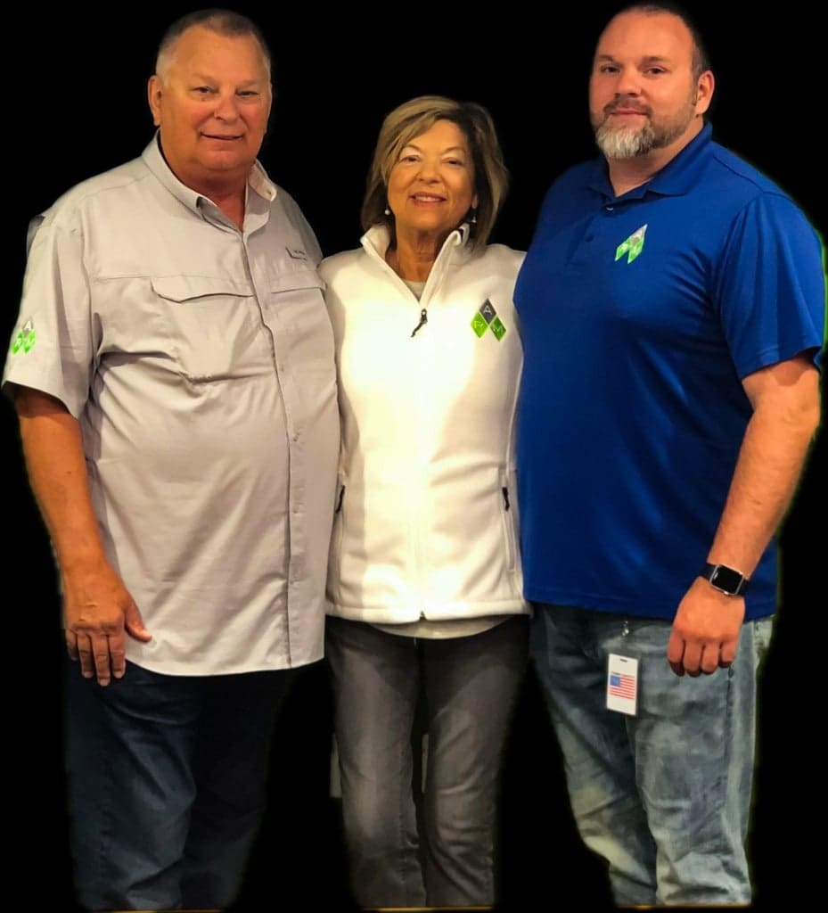 Gary, Charlotte, and Brandt Steele — ARM leadership team