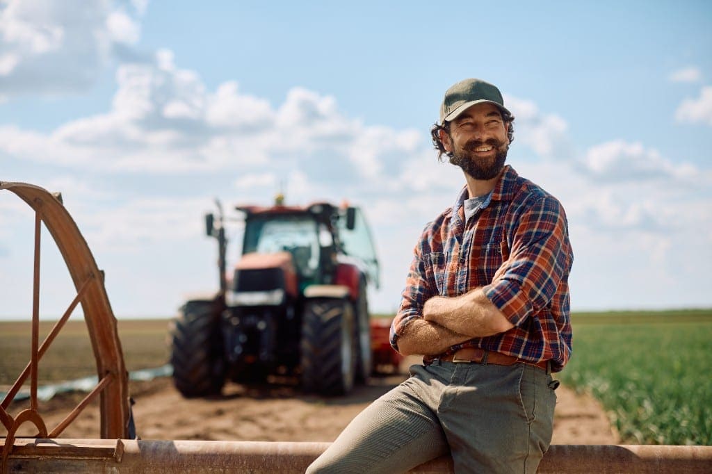 ARM team member in the field with equipment